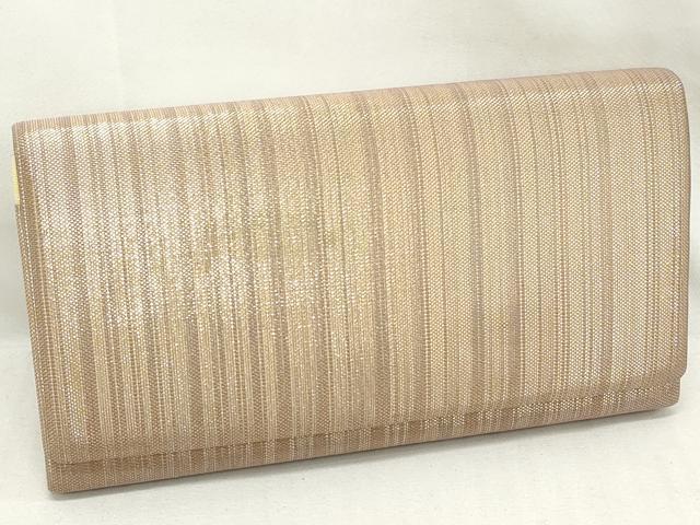 平和屋着物▼和装小物　和装バッグまとめて4点　ハンドバッグ　佐賀錦　花唐草文　菱花文　金糸　逸品　DABJ2027xg