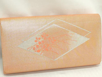 平和屋着物▼和装小物　和装バッグまとめて4点　ハンドバッグ　佐賀錦　菱草花文　格子　金銀糸　逸品　DABJ2031xg