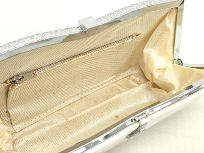 平和屋着物▼和装小物　和装バッグまとめて4点　ハンドバッグ　クラッチ　短冊松葉文　草花文　金銀彩　逸品　DABJ2032xg
