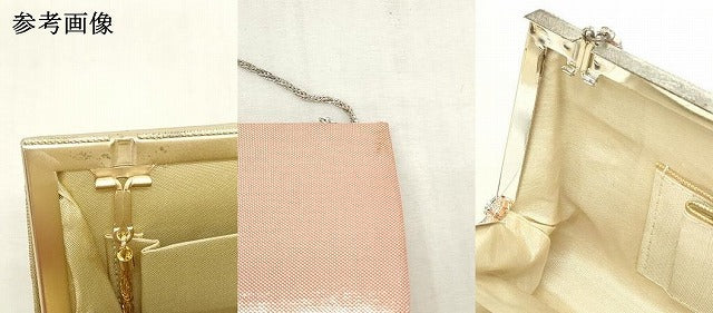 平和屋着物▼和装小物　和装バッグまとめて3点　ハンドバッグ　クラッチ　佐賀錦　立波花蝶文　金銀糸　逸品　DABJ2044xg