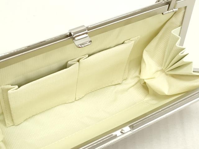 平和屋着物▼和装小物 和装バッグまとめて3点 ハンドバッグ クラッチ 佐賀錦 吉祥地紙重ね草花文 雲取り草花文 金銀糸 逸品 DABJ2045xg