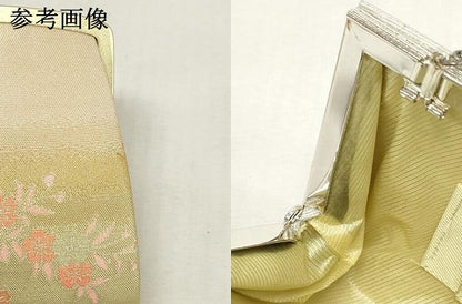 平和屋着物▼和装小物　和装バッグまとめて3点　ハンドバッグ　クラッチ　佐賀錦　遠山枝松文　草花文　金銀糸　逸品　DABJ2047xg