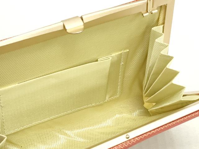 平和屋着物▼和装小物　和装バッグまとめて3点　ハンドバッグ　クラッチ　佐賀錦　遠山枝松文　草花文　金銀糸　逸品　DABJ2047xg