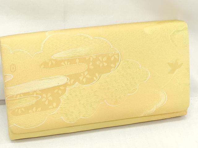 平和屋着物▼和装小物　和装バッグまとめて4点　ハンドバッグ　佐賀錦　芝草文　雲取り花文　流水文　金銀糸　逸品　DABJ2057xg
