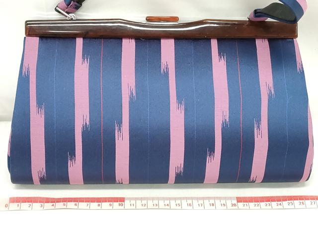平和屋着物▼和装小物　和装バッグまとめて4点　ハンドバッグ　クラッチ　がま口　鮫小紋柄　逸品　DABJ2060xg