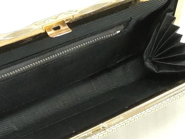 平和屋着物▼和装小物　和装バッグまとめて4点　ハンドバッグ　クラッチ　本場大島紬　地紙文　格子　幾何学文　逸品　DABJ2061xg