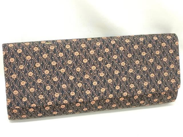 平和屋着物▼和装小物　和装バッグまとめて4点　ハンドバッグ　クラッチ　菱花唐草文　更紗花唐草文　横段文　金糸　逸品　DABJ2062xg