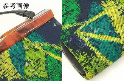 平和屋着物▼和装小物　和装バッグまとめて4点　ハンドバッグ　クラッチ　鮫小紋柄　幾何学文　絞り　逸品　DABJ2063xg