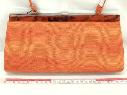 平和屋着物▼和装小物　和装バッグまとめて4点　ハンドバッグ　クラッチ　間道　よろけ縞　幾何学文　絞り　逸品　DABJ2064xg