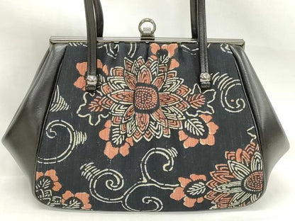 平和屋着物▼和装小物　和装バッグまとめて3点　ハンドバッグ　クラッチ　花唐草文　草花間道　逸品　DABJ2068xg