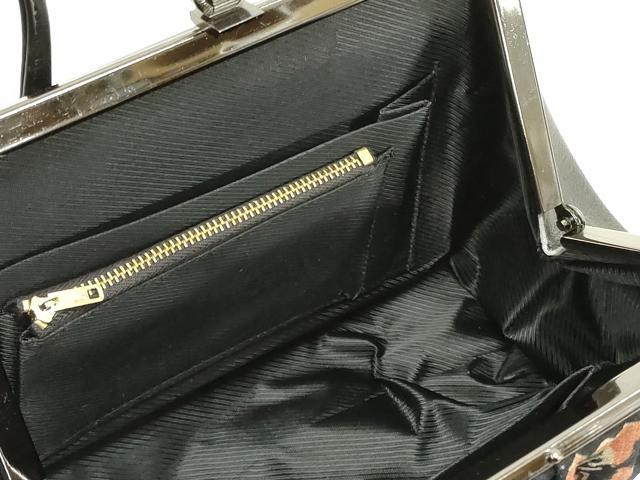 平和屋着物▼和装小物　和装バッグまとめて3点　ハンドバッグ　クラッチ　花唐草文　草花間道　逸品　DABJ2068xg