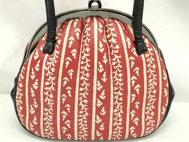平和屋着物▼和装小物　和装バッグまとめて3点　ハンドバッグ　クラッチ　花唐草文　草花間道　逸品　DABJ2068xg