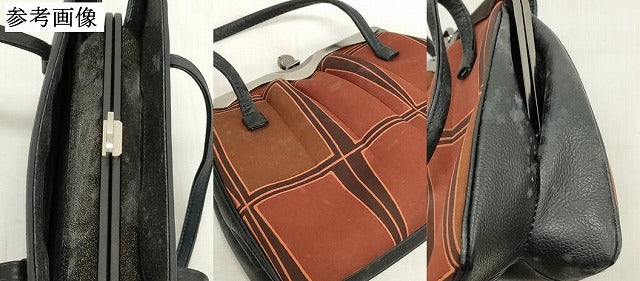 平和屋着物▼和装小物　和装バッグまとめて3点　ハンドバッグ　クラッチ　草花文　変わり格子　逸品　DABJ2070xg