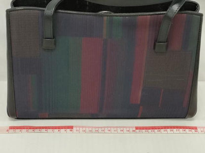 平和屋着物▼和装小物　和装バッグまとめて3点　ハンドバッグ　クラッチ　草花文　変わり格子　逸品　DABJ2070xg