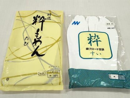 平和屋着物▼和装小物　足袋まとめて10点　白足袋　24.0cm　逸品　未使用　DABJ2079xg