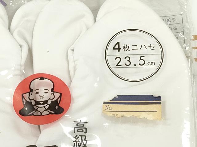 平和屋着物▼和装小物　足袋まとめて10点　白足袋　福助足袋　ストレッチ足袋　22.0cm〜24.5cm　逸品　未使用　DABJ2085xg