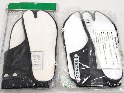 平和屋着物▼和装小物 足袋まとめて10点 男性(女性)白足袋 カラー足袋 黒朱子 福助足袋 ストレッチ足袋 25.0cm～26.5cm 未使用 DABJ2091xg