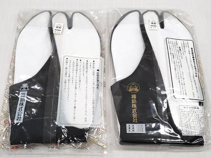 平和屋着物▼和装小物 足袋まとめて10点 男性(女性)白足袋 カラー足袋 黒朱子 福助足袋 ストレッチ足袋 25.0cm～26.5cm 未使用 DABJ2091xg