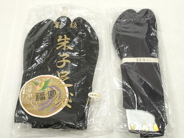 平和屋着物▼和装小物 足袋まとめて10点 カラー足袋 福助足袋 ストレッチ足袋 大のや 堅牢染 黒朱子 22.0cm～25.0cm 未使用 DABJ2094xg