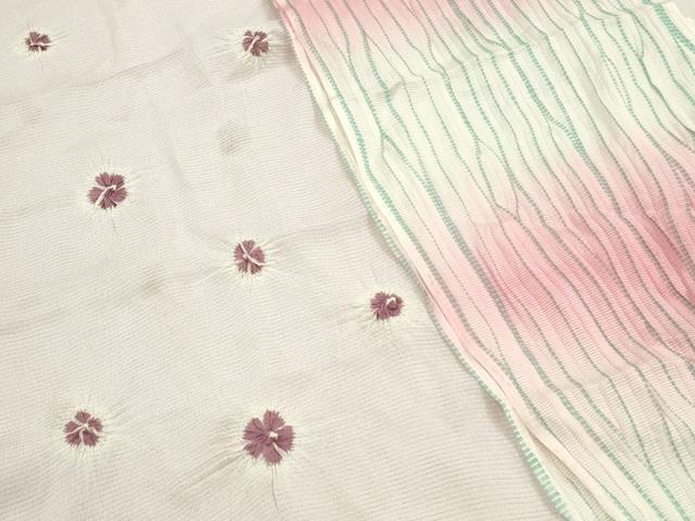 平和屋着物＊夏物　和装小物　帯揚げ10枚　部分絞り　柄絞り　全て正絹　逸品　DABJ2141xg