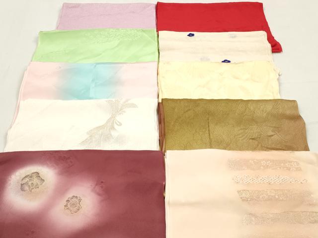 平和屋着物★和装小物　帯揚げ10枚セット　丹後ちりめん　正絹　逸品　DABJ2163xg