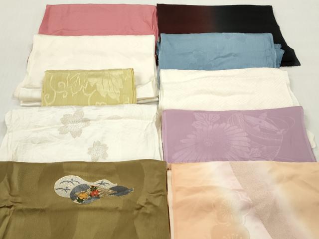 平和屋着物★和装小物　帯揚げ10枚セット　丹後ちりめん　正絹　逸品　DABJ2169xg
