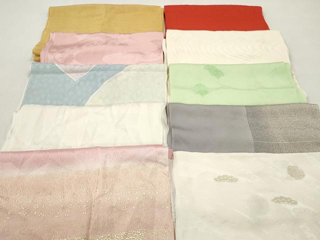平和屋着物★和装小物　帯揚げ10枚セット　正絹　逸品　DABJ2175xg