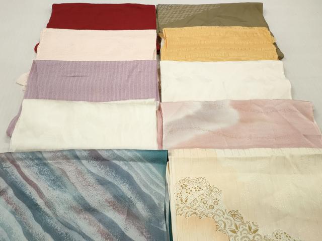 平和屋着物★和装小物　帯揚げ10枚セット　正絹　逸品　DABJ2178xg