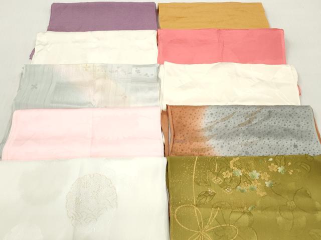 平和屋着物★和装小物　帯揚げ10枚セット　正絹　逸品　DABJ2180xg