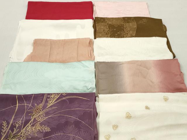 平和屋着物★和装小物　帯揚げ10枚セット　正絹　逸品　DABJ2187xg