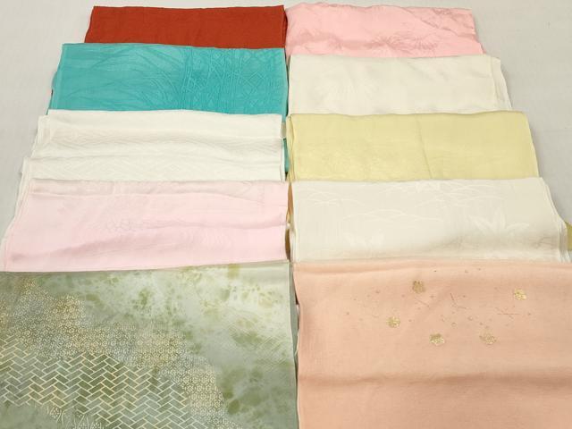 平和屋着物★和装小物　帯揚げ10枚セット　正絹　逸品　DABJ2188xg