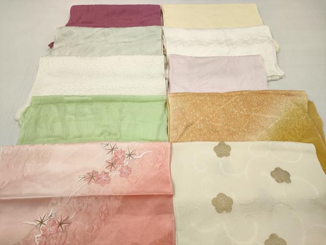 平和屋着物★和装小物　帯揚げ10枚セット　正絹　逸品　DABJ2191xg