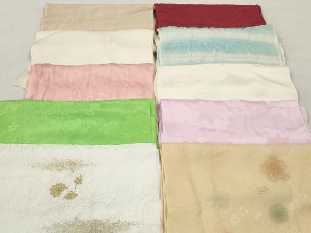 平和屋着物★和装小物　帯揚げ10枚セット　正絹　逸品　DABJ2193xg