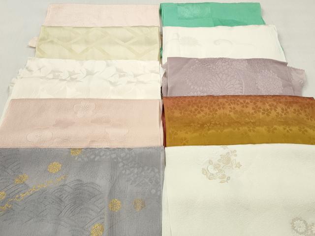 平和屋着物★和装小物　帯揚げ10枚セット　正絹　逸品　DABJ2195xg