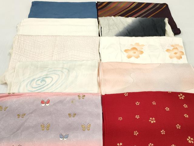 平和屋着物★和装小物　帯揚げ10枚セット　正絹　逸品　DABJ2203xg