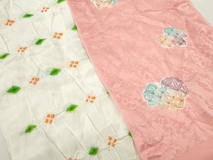 平和屋着物●和装小物　帯揚げ　10枚セット　柄絞り　逸品　DABJ2207xg