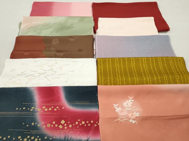 平和屋着物★和装小物 帯揚げ10枚セット 丹後ちりめん 正絹 逸品 DABJ2247xg