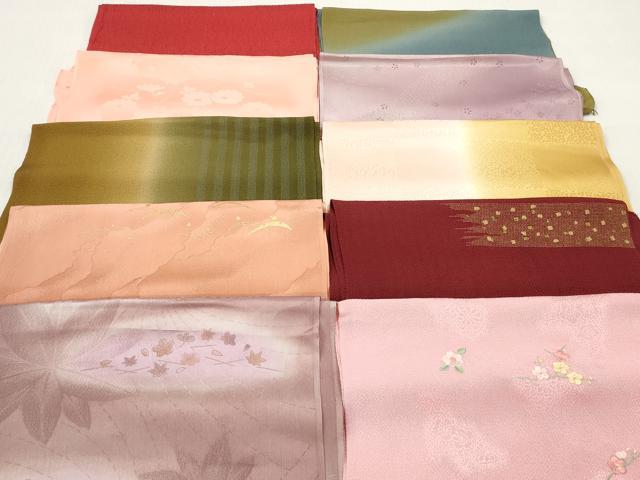 平和屋着物★和装小物 帯揚げ10枚セット 正絹 逸品 DABJ2319xg
