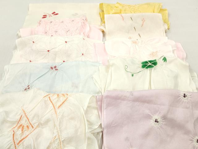 平和屋着物＊夏物　和装小物　帯揚げ10枚　部分絞り　柄絞り　全て正絹　逸品　DABJ2330xg