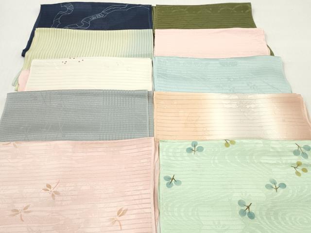 平和屋着物＊夏物　和装小物　帯揚げ10枚セット　正絹　逸品　DABJ2345xg
