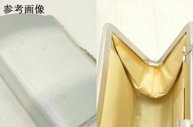 平和屋着物▼和装小物 和装バッグまとめて3点 ハンドバッグ クラッチ 佐賀錦 舞桜文 地紙重ね草花文 流水文 金銀糸 逸品 DABJ2360xg