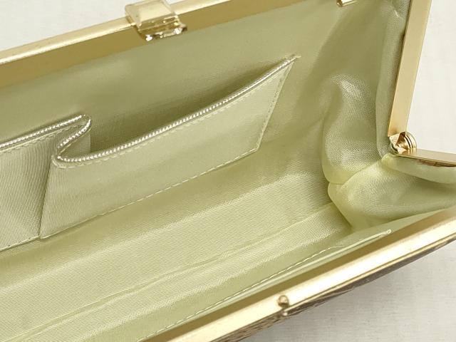 平和屋着物▼和装小物 和装バッグまとめて3点 ハンドバッグ クラッチ 佐賀錦 舞桜文 地紙重ね草花文 流水文 金銀糸 逸品 DABJ2360xg