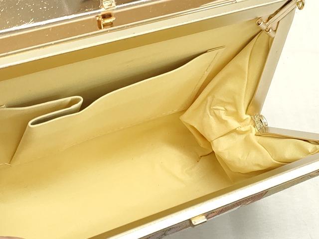 平和屋着物▼和装小物 和装バッグまとめて3点 ハンドバッグ クラッチ 佐賀錦 人物風景文 束ね熨斗文 霞文 金銀糸 逸品 DABJ2362xg