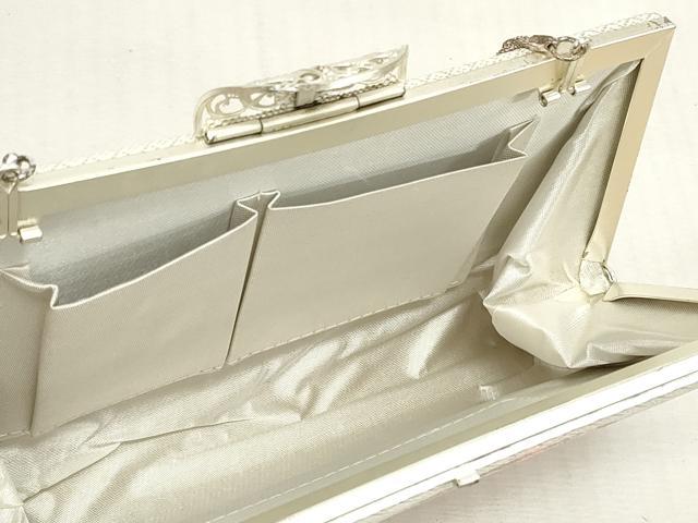 平和屋着物▼和装小物 和装バッグまとめて3点 ハンドバッグ クラッチ 佐賀錦 扇面花文 御所車花文 芝草文 金銀糸 逸品 DABJ2365xg