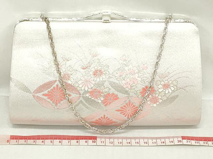 平和屋着物▼和装小物 和装バッグまとめて3点 ハンドバッグ クラッチ 佐賀錦 道長正倉院花文 七宝花文 松葉文 金銀糸 逸品 DABJ2367xg