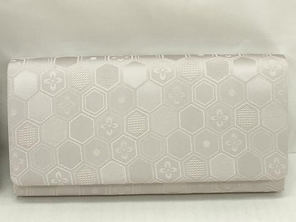 平和屋着物▼和装小物　和装バッグまとめて4点　ハンドバッグ　佐賀錦　亀甲花文　雪輪青海波　金糸　逸品　DABJ2378xg