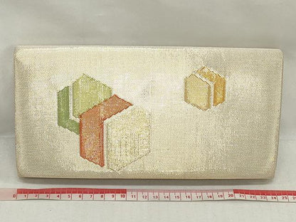 平和屋着物▼和装小物　和装バッグまとめて4点　ハンドバッグ　佐賀錦　亀甲花文　雪輪青海波　金糸　逸品　DABJ2378xg