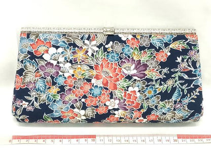 平和屋着物▼和装小物　和装バッグまとめて3点　ハンドバッグ　クラッチ　佐賀錦　草花文　霞文　銀糸　逸品　DABJ2387xg
