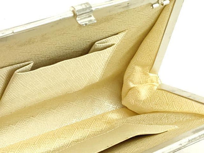 平和屋着物▼和装小物　和装バッグまとめて3点　ハンドバッグ　クラッチ　佐賀錦　吉祥花文　花蝶文　金銀糸　逸品　DABJ2388xg