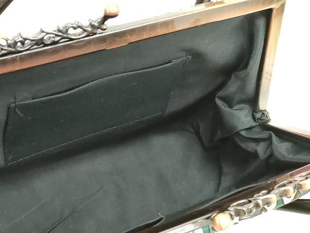 平和屋着物▼和装小物　和装バッグまとめて3点　ハンドバッグ　クラッチ　人物動物花文　草花文　格子　逸品　DABJ2391xg